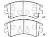 тормозная кладка Brake Pad Set:G2YS-33-23Z