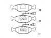 Pastillas de freno Brake Pad Set:9947996