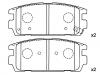 тормозная кладка Brake Pad Set:58302-H1A00