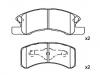 тормозная кладка Brake Pad Set:04491-97203