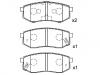 Plaquettes de frein Brake Pad Set:53302-M2A01