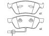 刹车片 Brake Pad Set:4E0 698 151