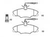 Plaquettes de frein Brake Pad Set:4252.68