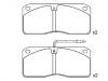 Bremsbelagsatz, Scheibenbremse Brake Pad Set:06902964-0