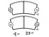 Pastillas de freno Brake Pad Set:60 00 039 184