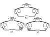 тормозная кладка Brake Pad Set:673 211 62 NBI