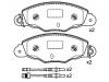 Pastillas de freno Brake Pad Set:4251.45