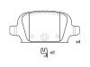 Bremsbelagsatz, Scheibenbremse Brake Pad Set:16 05 965