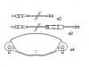 Plaquettes de frein Brake Pad Set:4252.16