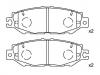 тормозная кладка Brake Pad Set:04466-50060