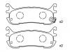 刹车片 Brake Pad Set:NAY5-26-43Z