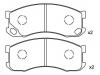 刹车片 Brake Pad Set:MC838357