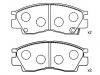 Bremsbelagsatz, Scheibenbremse Brake Pad Set:MB534644