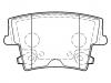 Bremsbelagsatz, Scheibenbremse Brake Pad Set:5142560AA