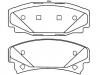 Bremsbelagsatz, Scheibenbremse Brake Pad Set:12321416