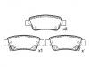 Bremsbelagsatz, Scheibenbremse Brake Pad Set:43022-SWW-G01