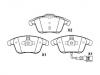 Plaquettes de frein Brake Pad Set:5N0 698 151