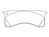 тормозная кладка Brake Pad Set:88982659