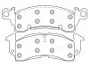 тормозная кладка Brake Pad Set:18005441