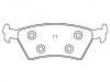 Bremsbelagsatz, Scheibenbremse Brake Pad Set:4313838