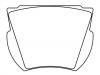 Brake Pad Set:D25-709