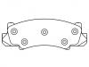 Pastillas de freno Brake Pad Set:D36-779