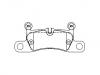 刹车片 Brake Pad Set:958 352 939 00