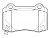 тормозная кладка Brake Pad Set:68003610AA