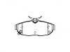 тормозная кладка Brake Pad Set:CR3Z-2200-A