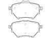 Brake Pad Set:1612911480