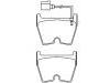 Brake Pad Set:8V0 698 151 H