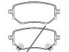 Plaquettes de frein Brake Pad Set:470 423 06 00